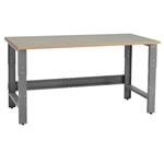 BenchPro Roosevelt Series Workbench, 1,200 LB Capacity, Gray